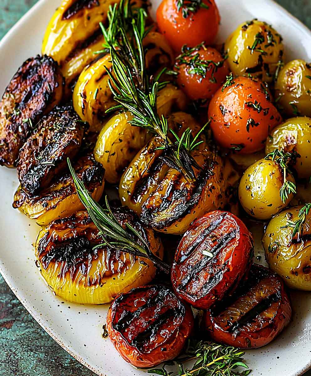 Grilled Balsamic Marinated Vegetables