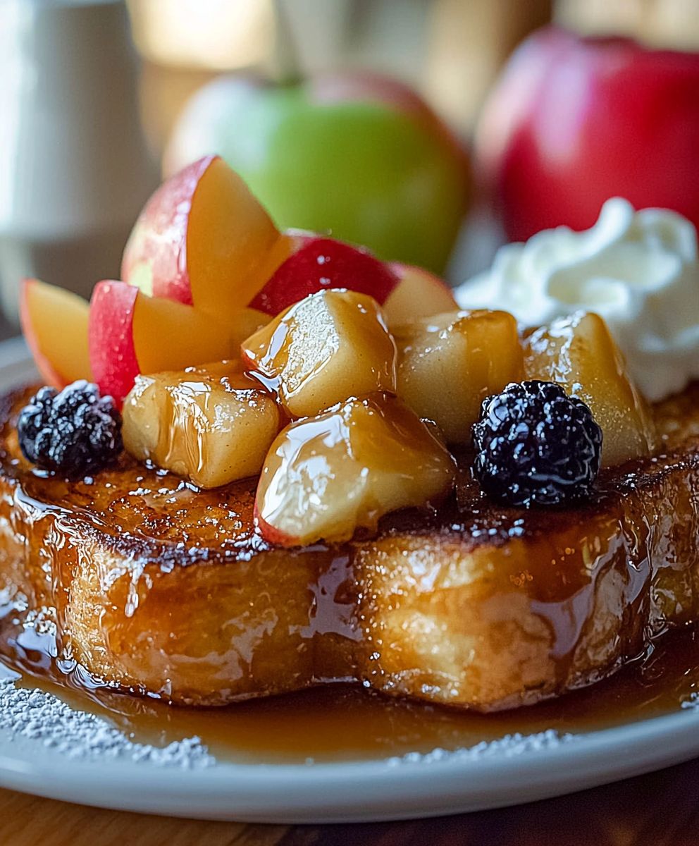 Caramel Apple French Toast