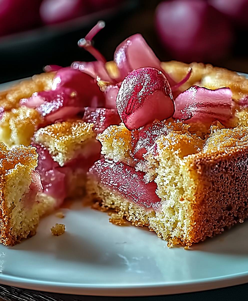 Norwegian Rhubarb Cake
