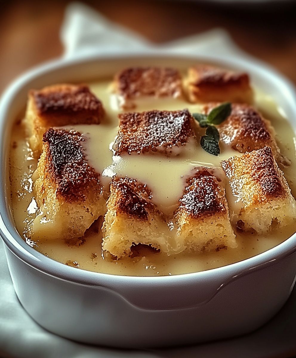 Bread Pudding Vanilla Sauce
