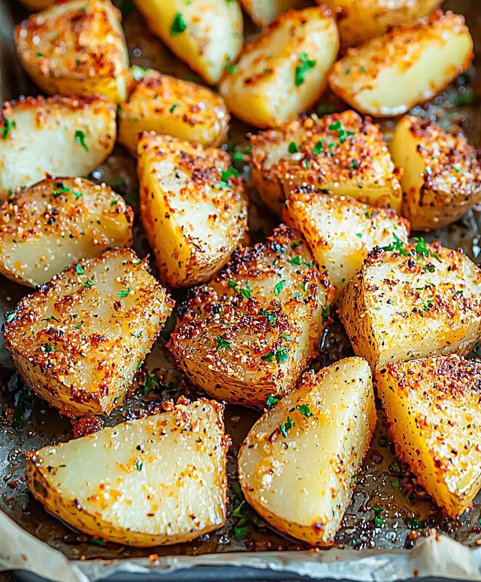 Parmesan Potato Wedges