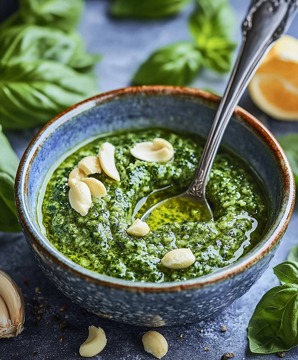 Homemade Basil Pesto