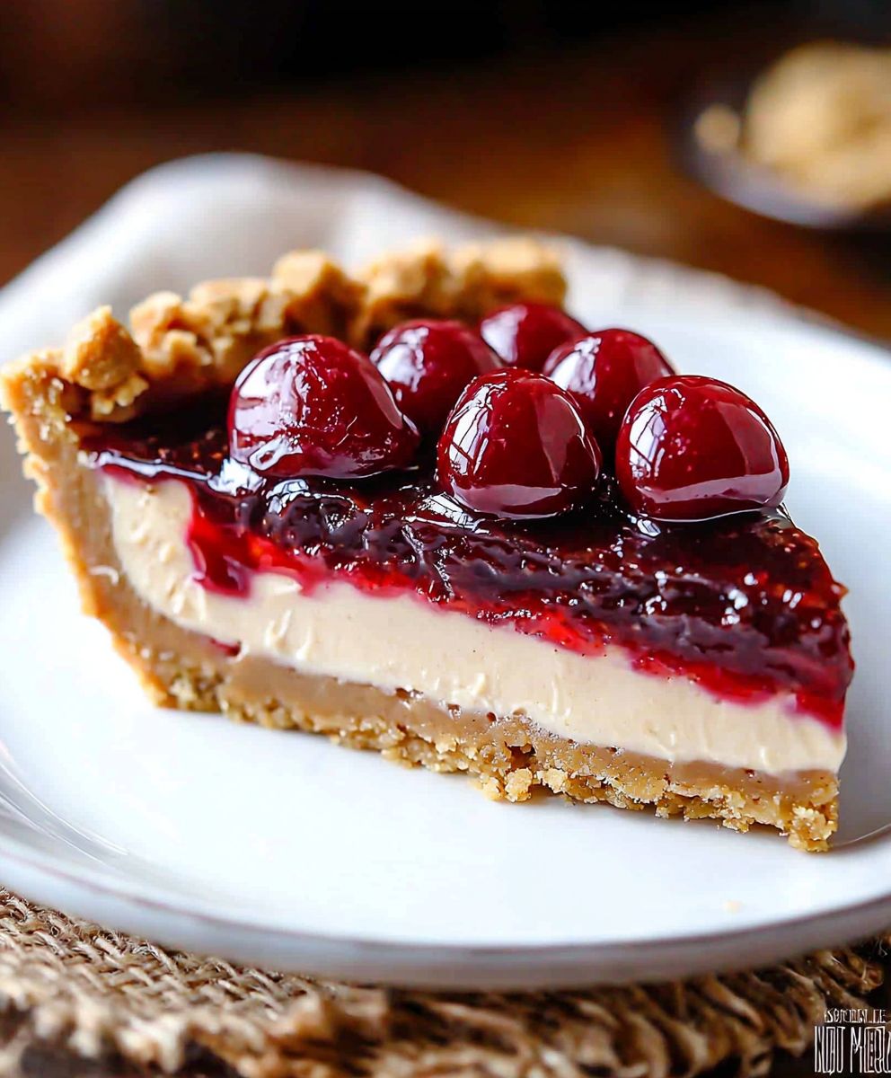 Peanut Butter Jelly Pie
