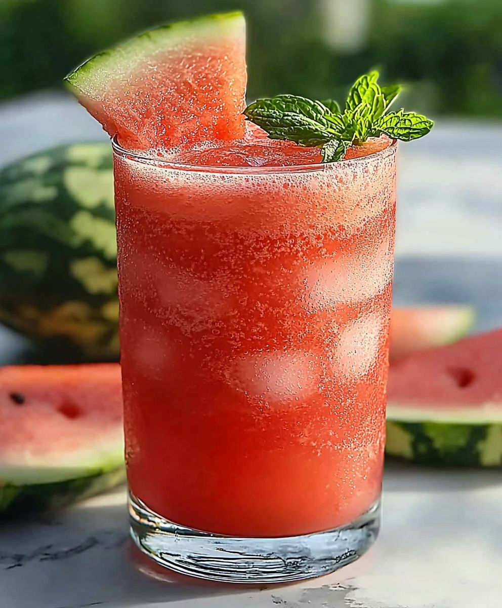Watermelon cooler drink