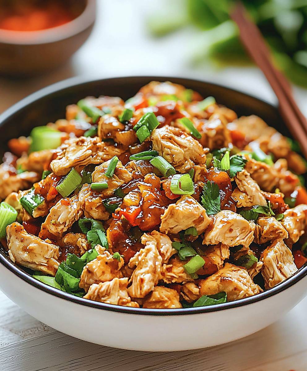 Chicken Egg Roll Bowl
