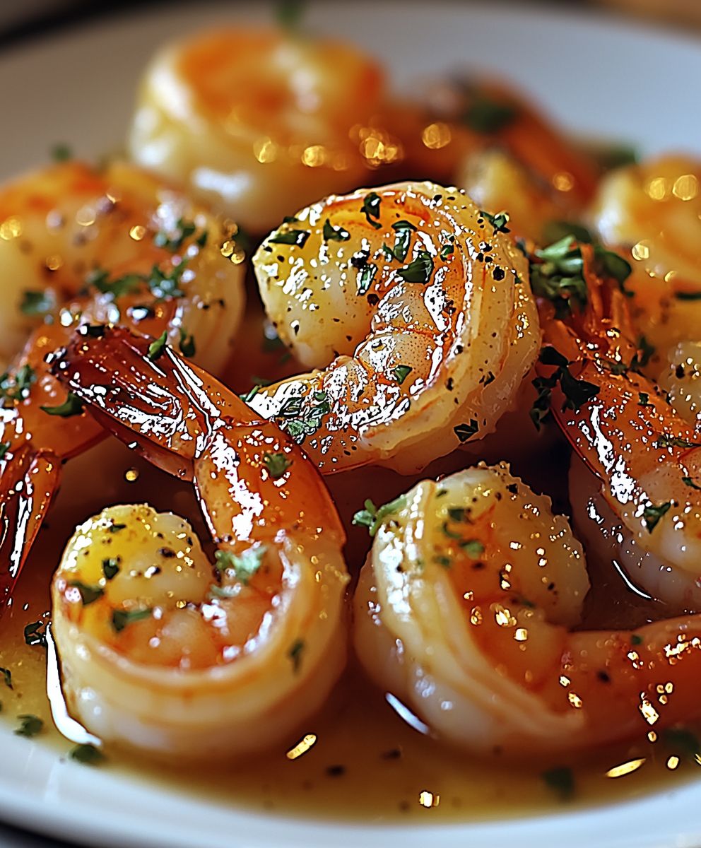 Shrimp in garlic butter
