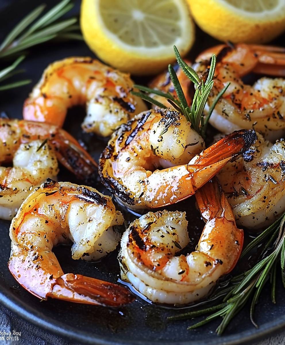 Grilled Rosemary Shrimp