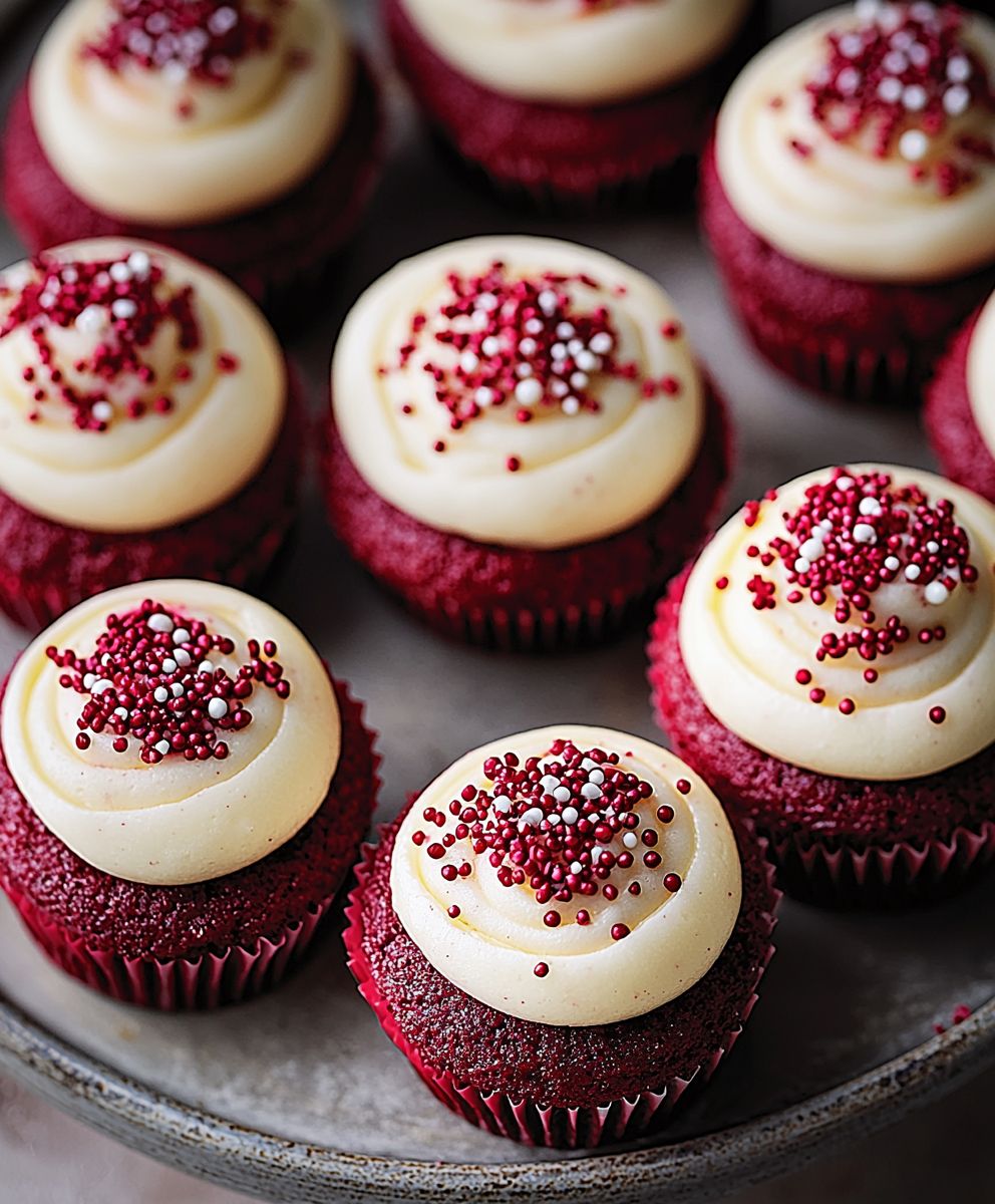 Red Velvet Cupcake Cookies