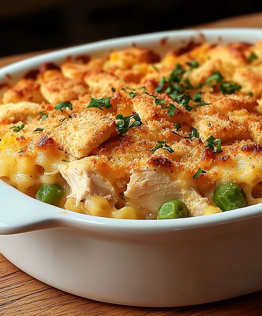 Chicken Casserole Ritz Crackers