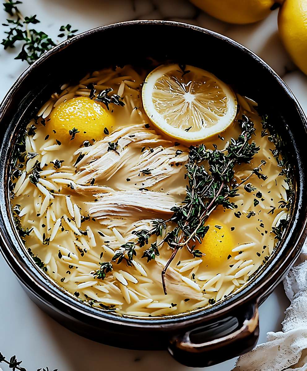 Greek Lemon Chicken Soup