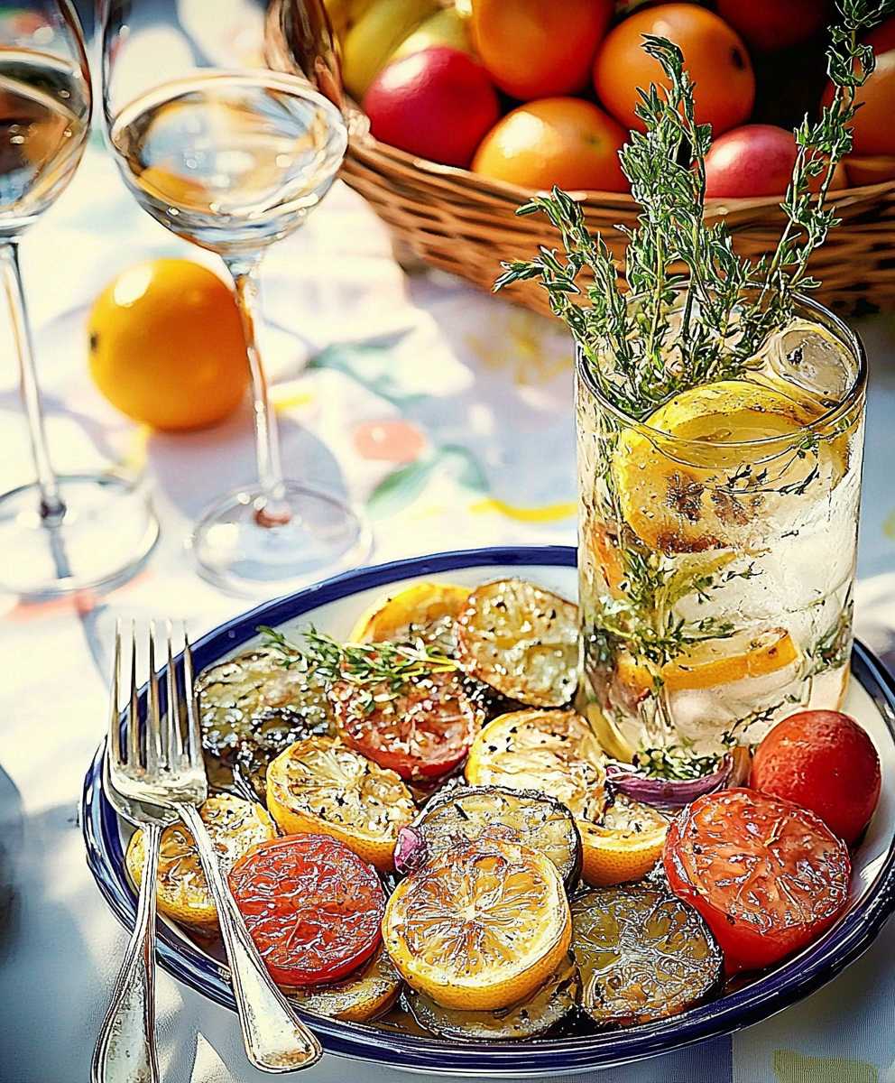 Provencal infused water