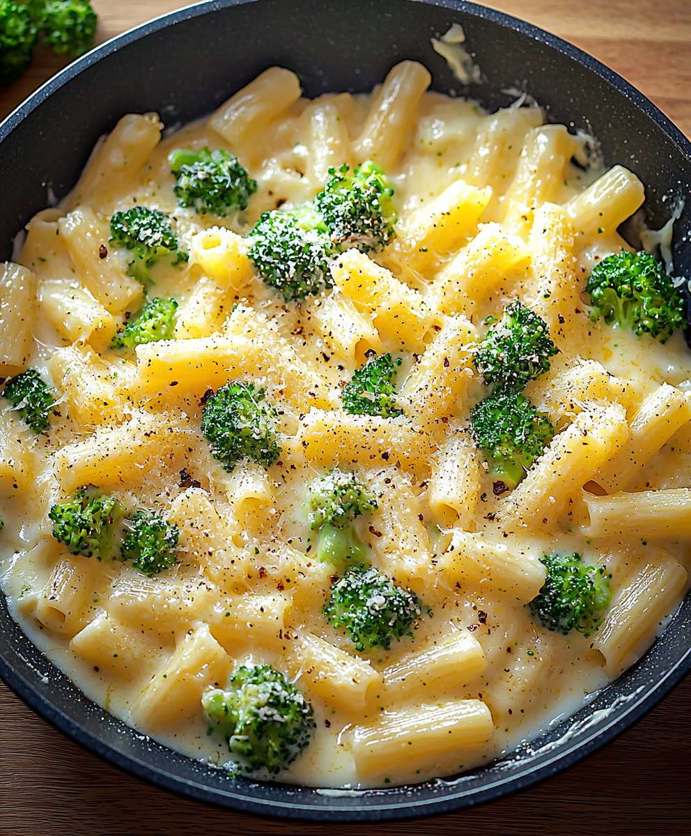 Broccoli cheese pasta