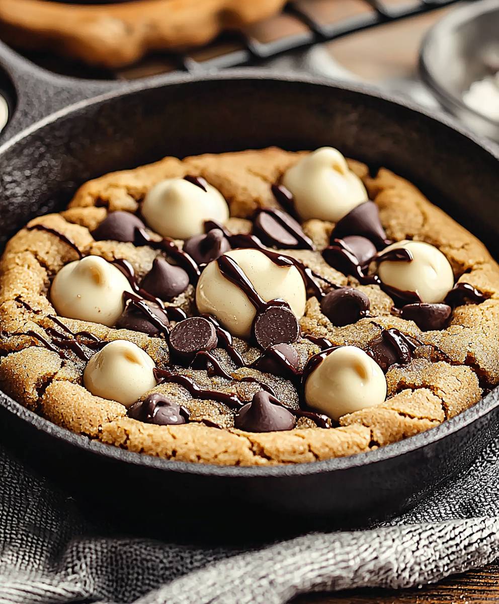 Skillet Chocolate Chip Cookie