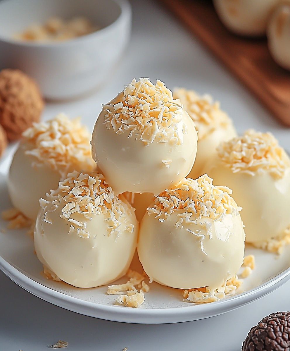 Pina Colada Truffles