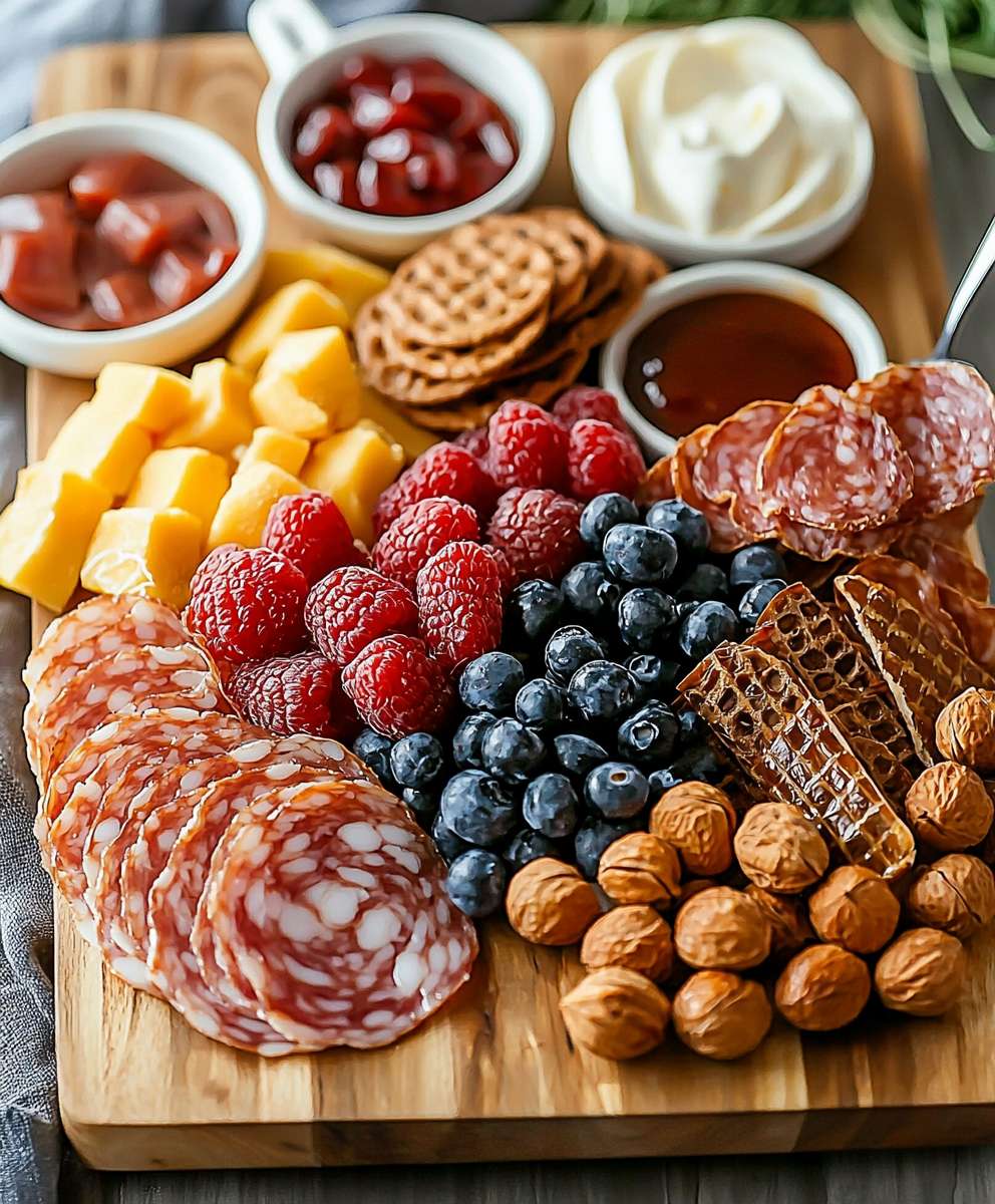 Breakfast charcuterie board