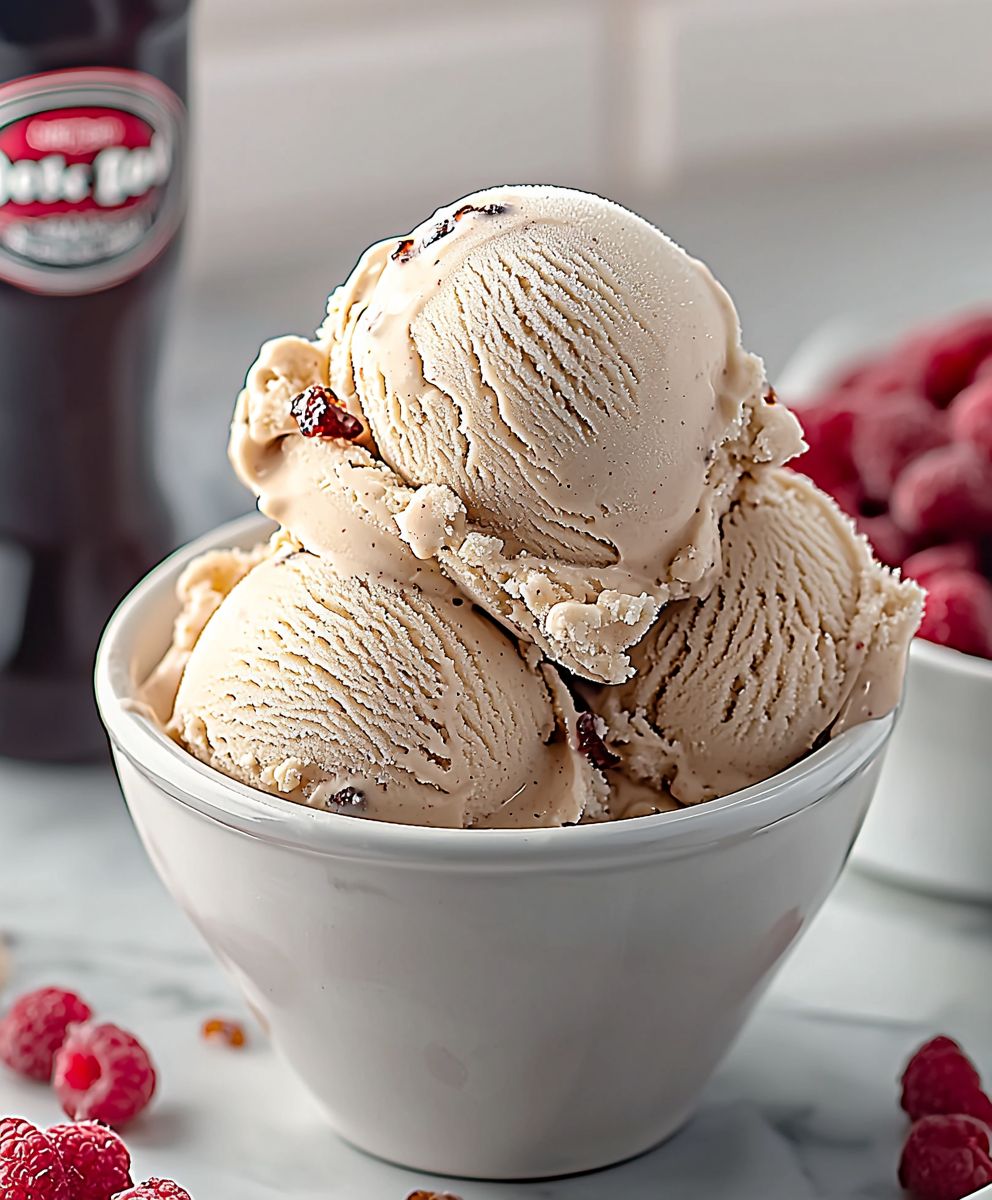 Dr Pepper Ice Cream