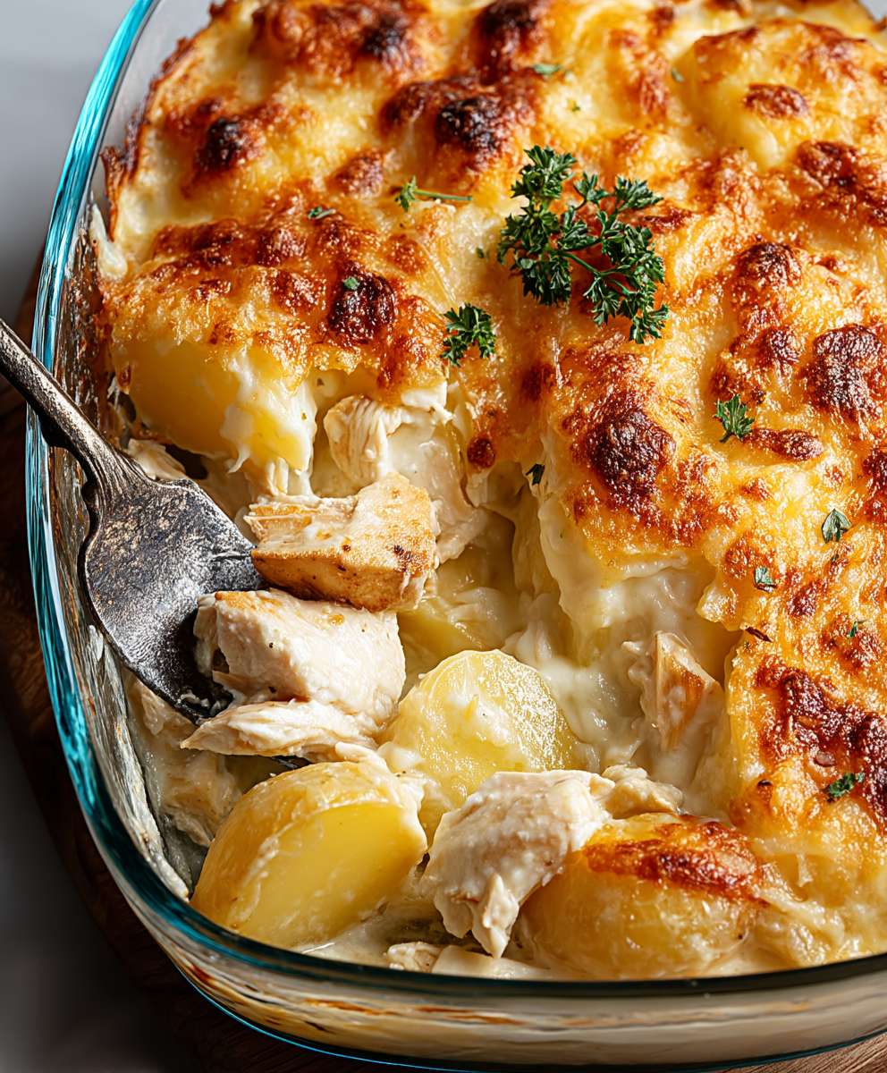 Chicken potato casserole