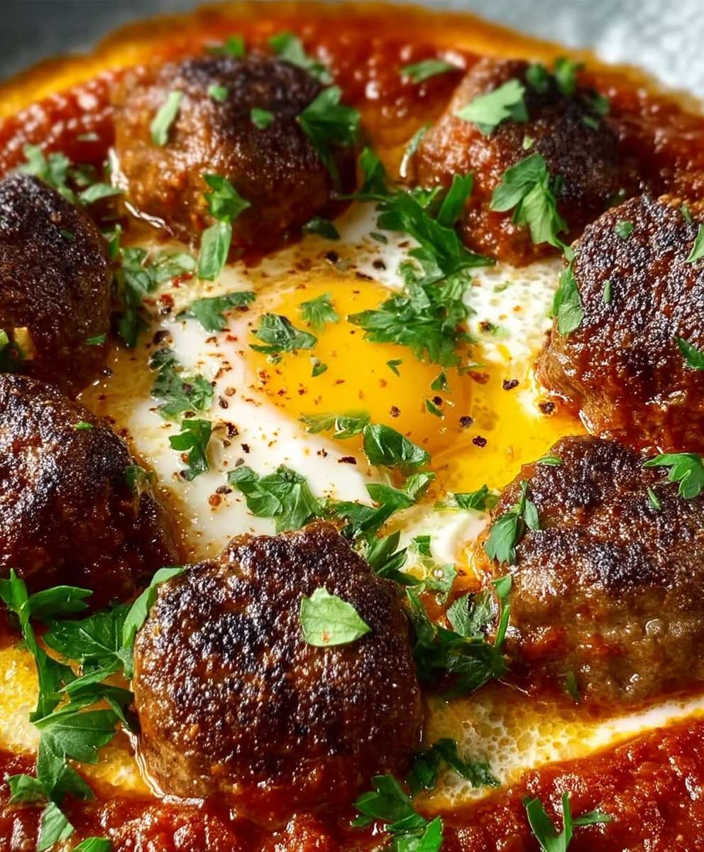 Moroccan Meatballs Tagine