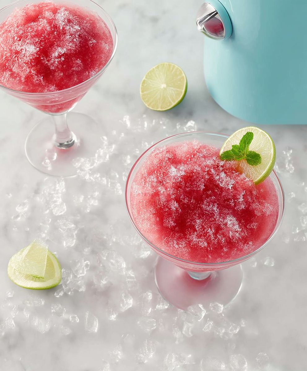 Slush Cosmo cocktail