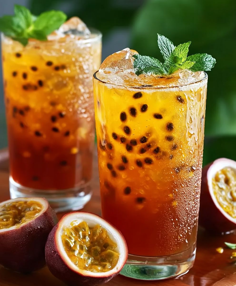 Passion Fruit Iced Tea