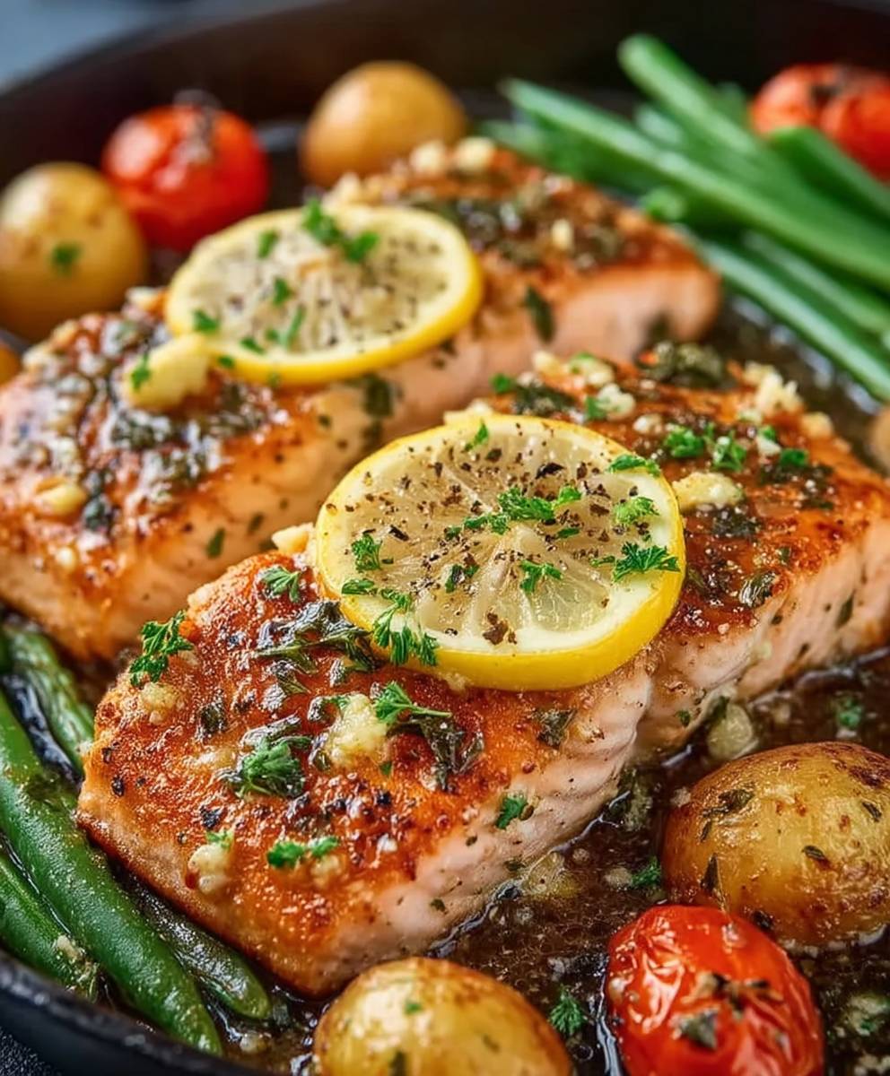 Lemon Garlic Butter Salmon