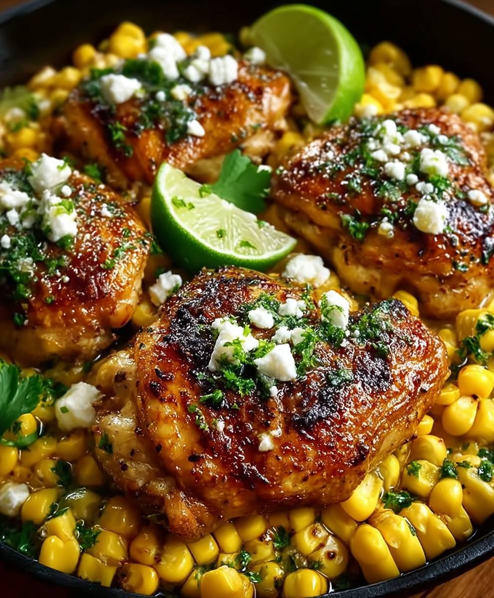 Cilantro Lime Chicken Corn Feta