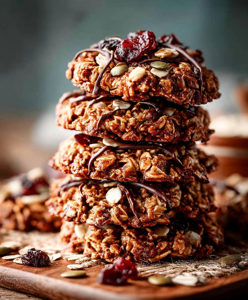 No Bake Oatmeal Cookies