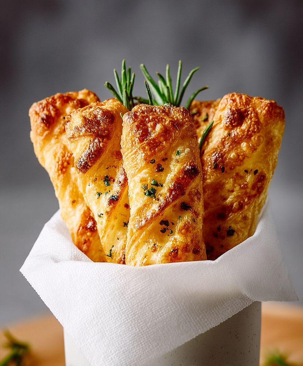 Puff Pastry Cheese Sticks