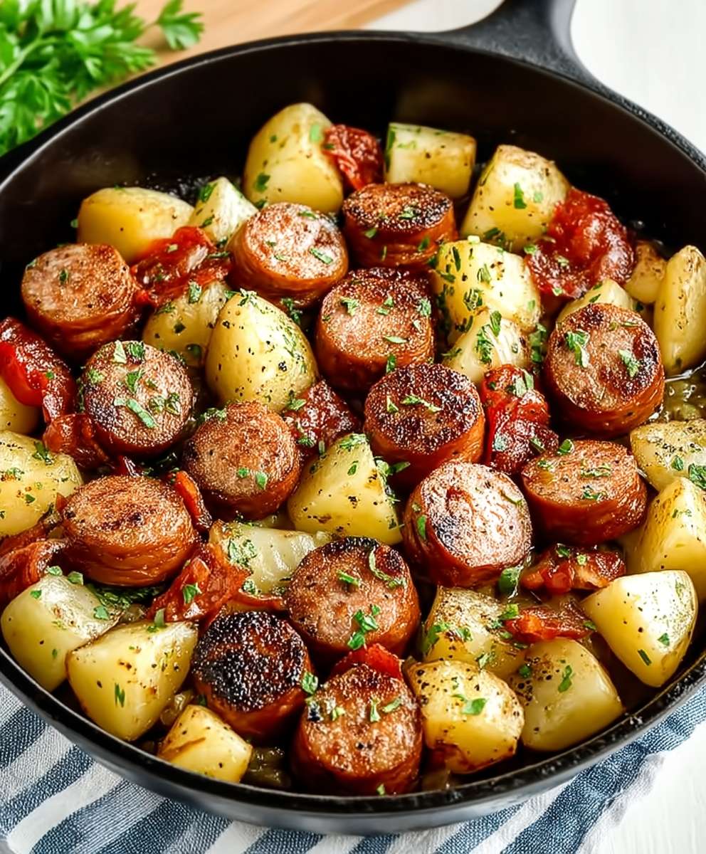 Sausage and potatoes skillet