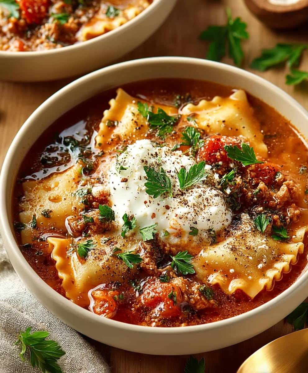 Gluten Free Lasagna Soup