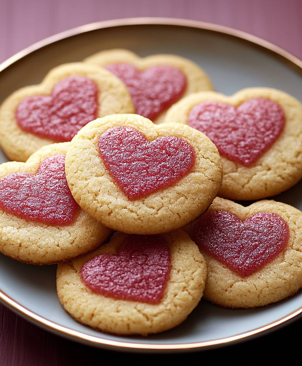 Slice and Bake Heart Cookies