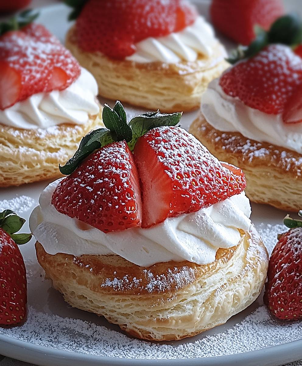 Strawberry Cream Puffs