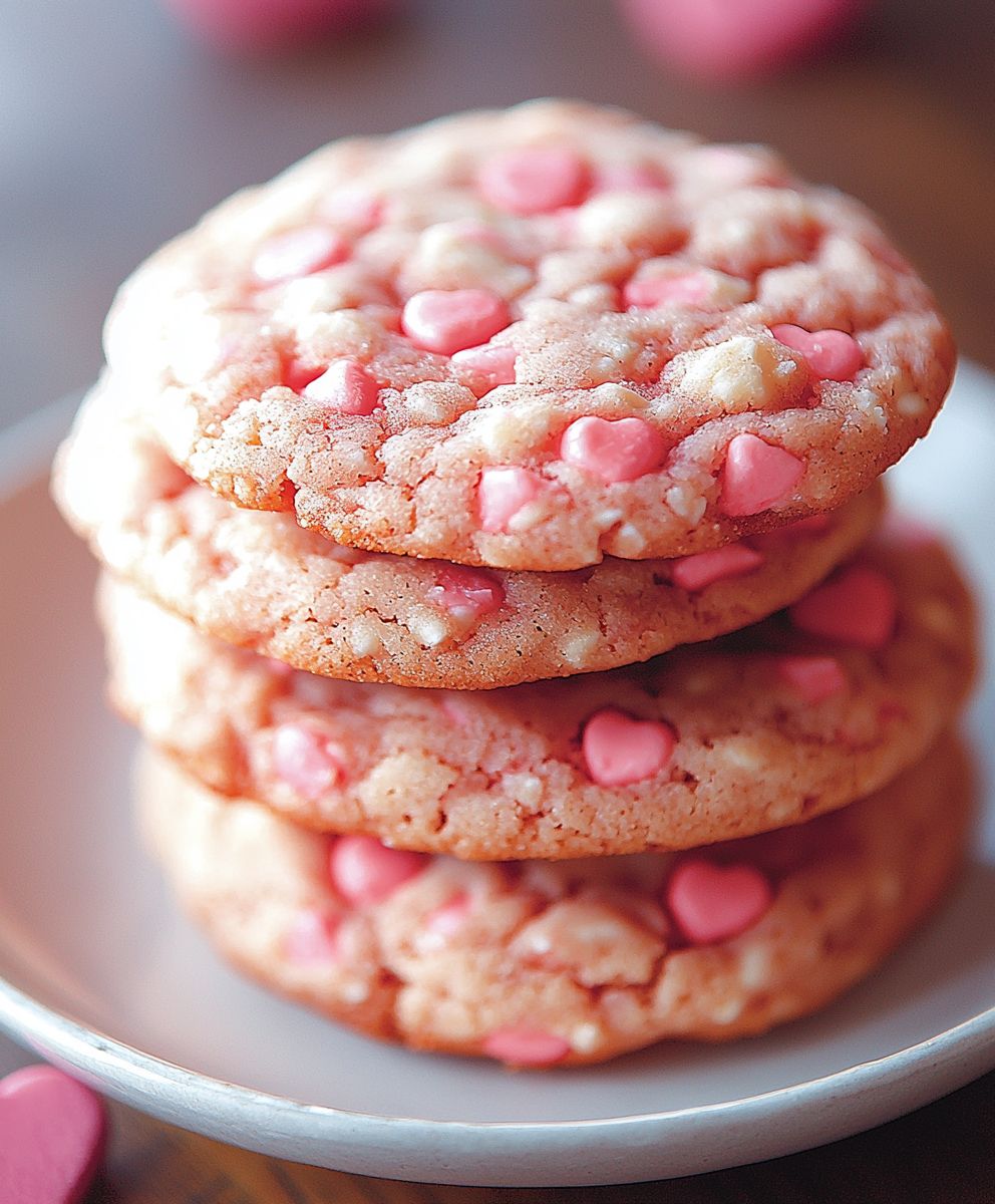 Valentines Day Cake Cookies
