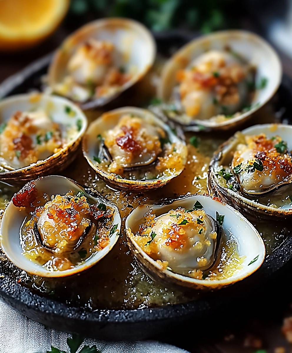 Clams Casino with Bacon