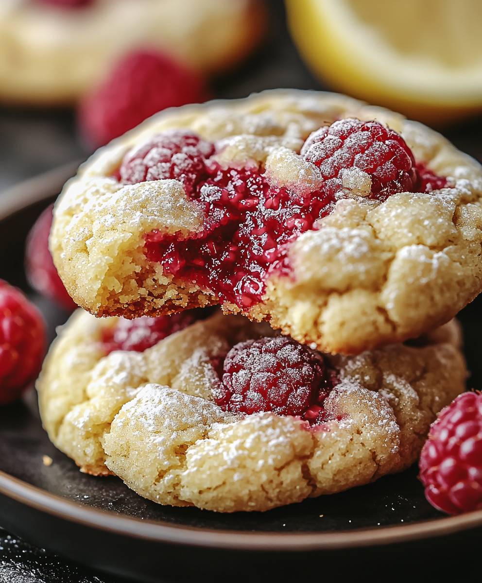Lemon Raspberry Cookies