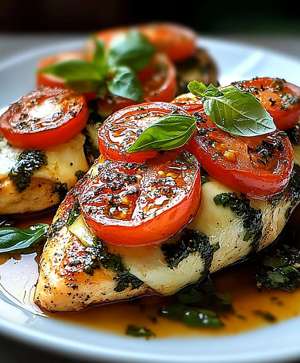 Caprese Stuffed Chicken