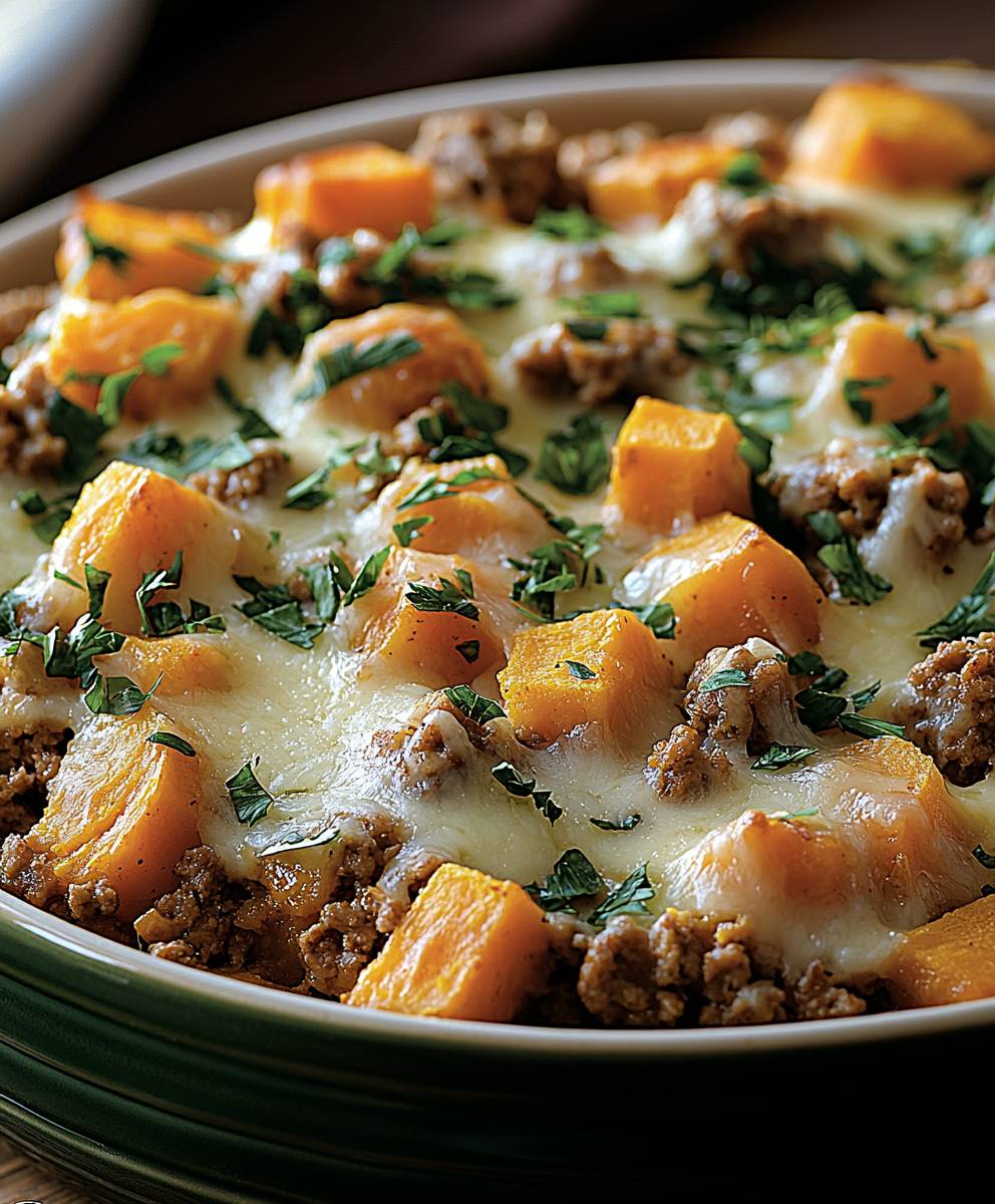 Turkey Sweet Potato Bake