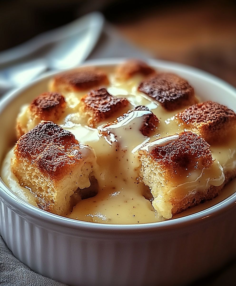 Bread Pudding Vanilla Sauce