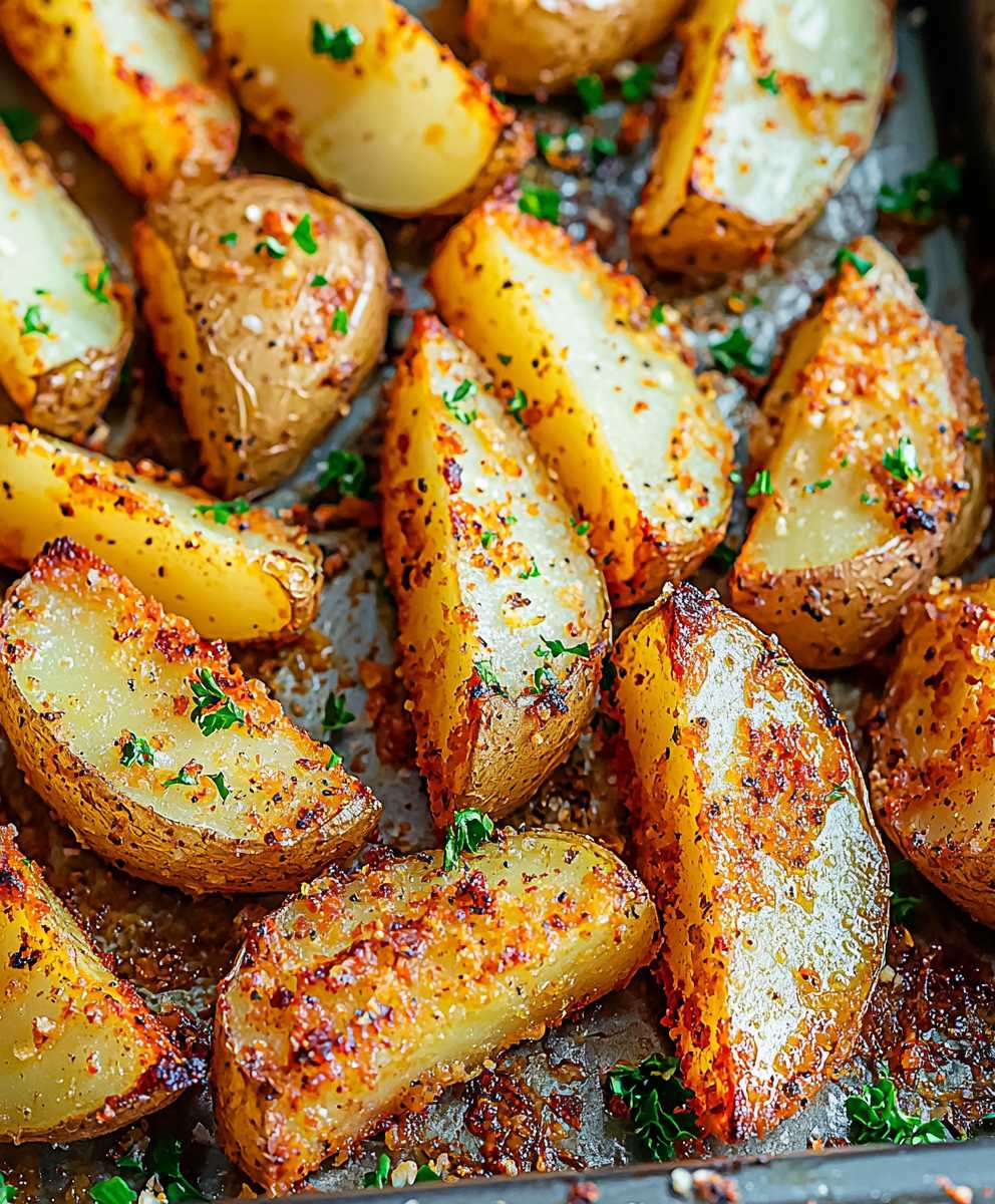 Parmesan Potato Wedges