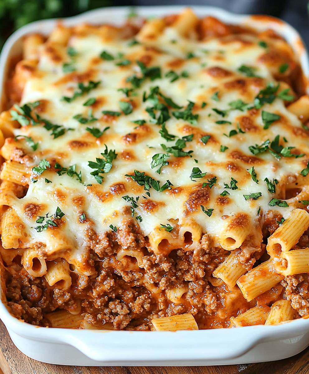 Ground Beef Pasta Bake
