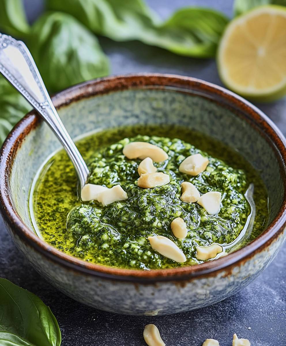 Homemade Basil Pesto