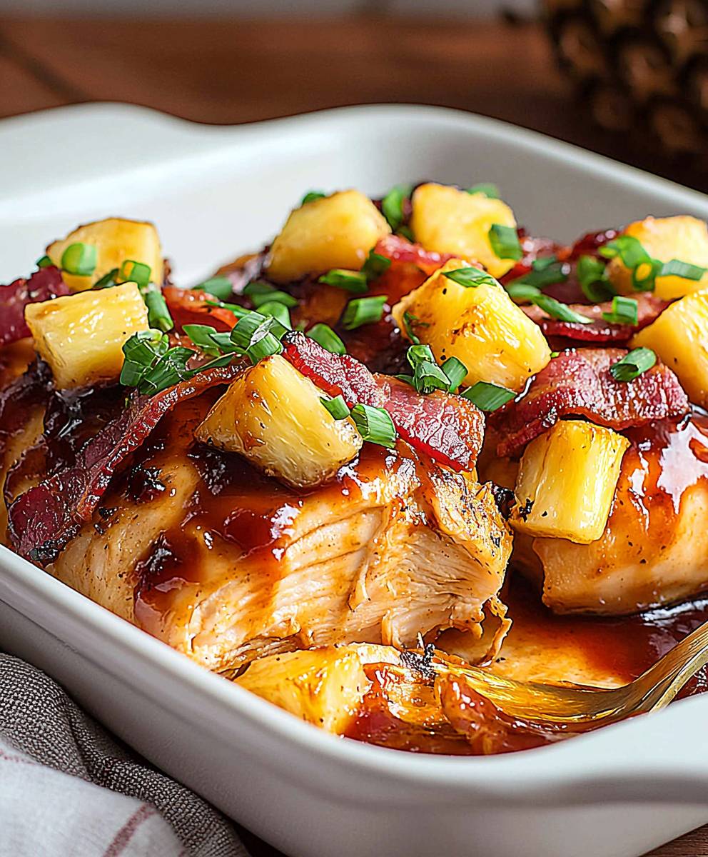 Pineapple BBQ Chicken Bacon