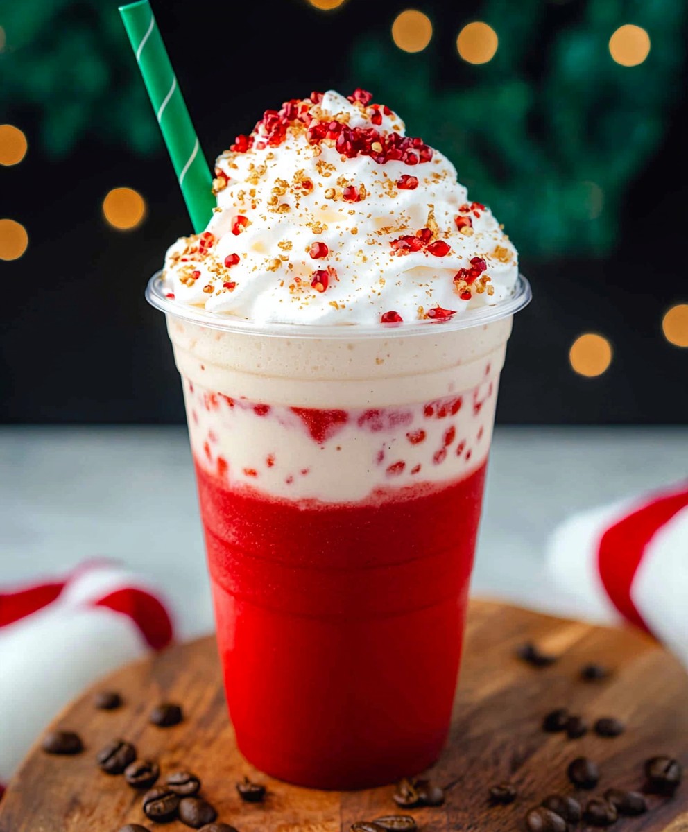 Santa Claus Frappuccino