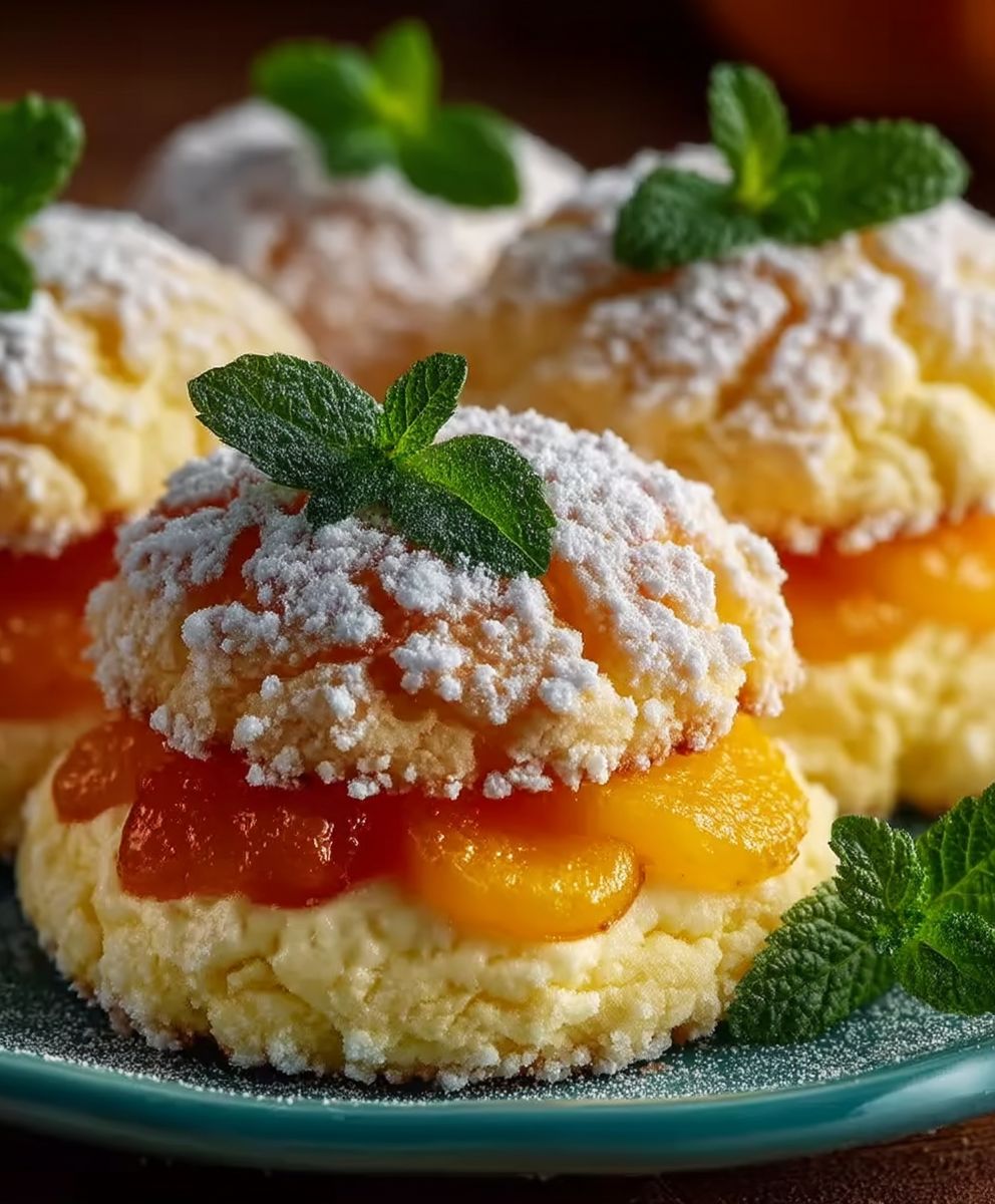 Peachy Ricotta Cookies