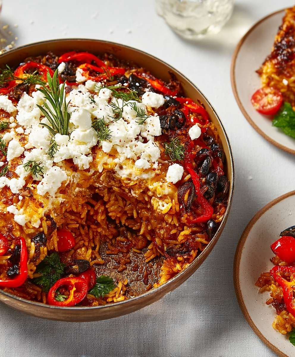 Greek baked rice
