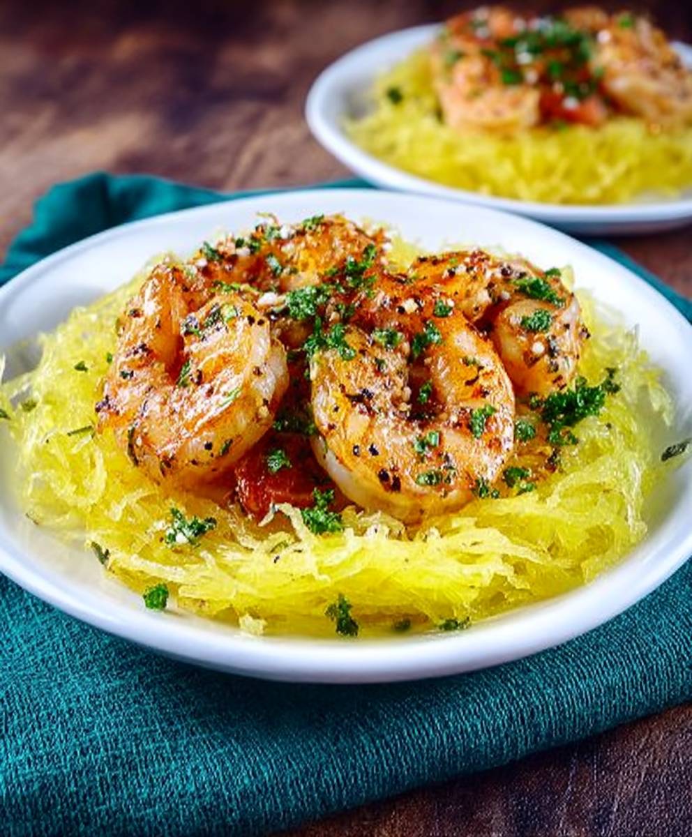 Shrimp Spaghetti Squash
