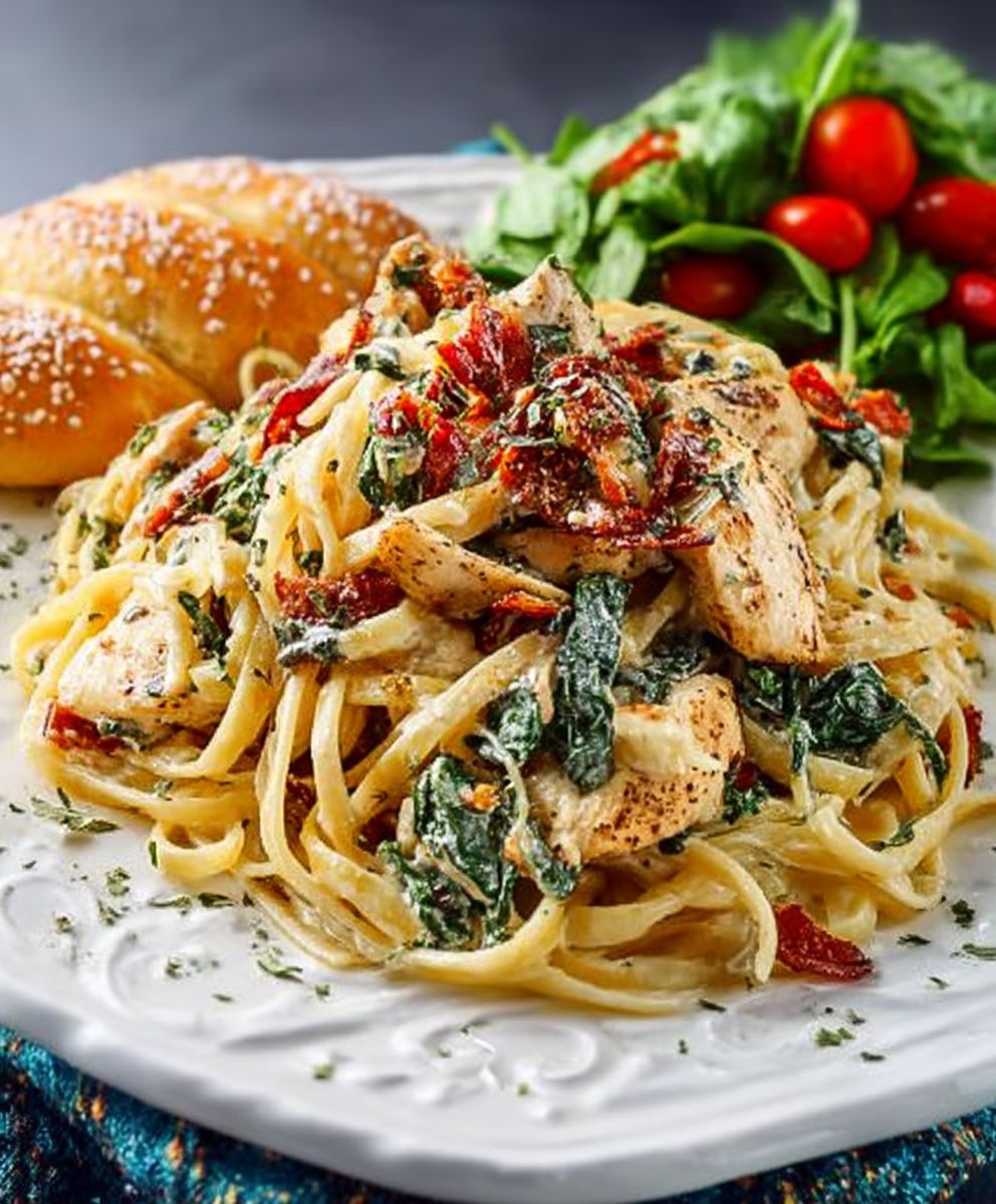 Tuscan chicken pasta