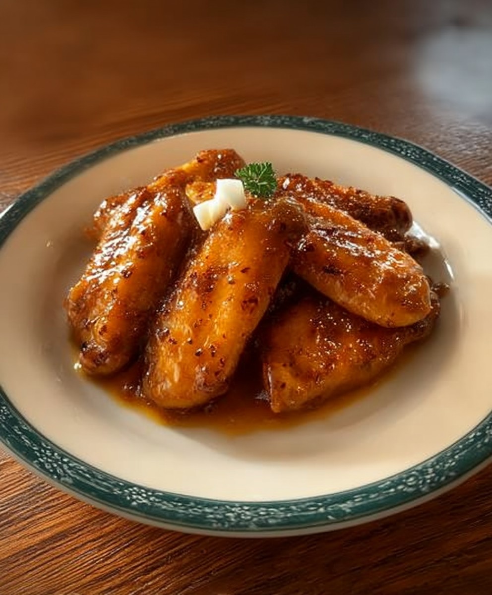 Buttery hot wings