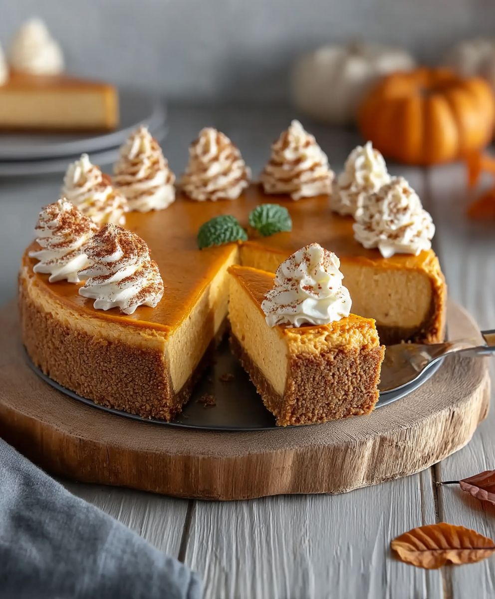 Pumpkin Pie Cheesecake