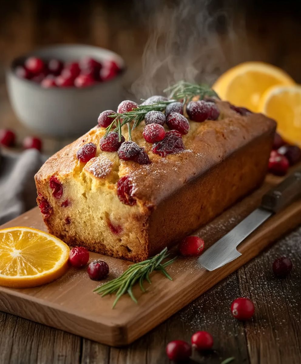 Cranberry orange bread